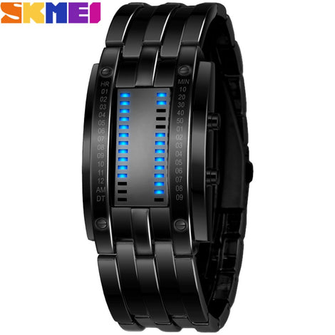 SKMEI Popular Brand Men Fashion Creative Watches Digital LED Waterproof lover's Wristwatches Relojes Hombre 2019 Marcas Famosas