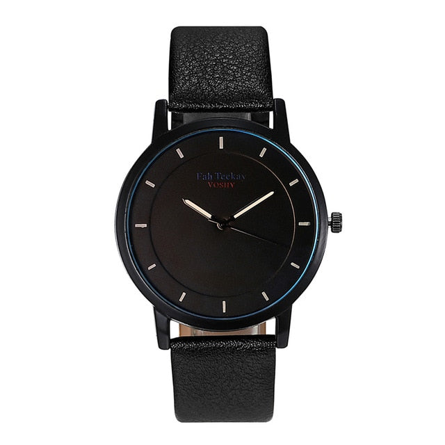 Classic Fashion Simple Atmosphere Without Digital Scale Belt Men's Watch  Men's watch Wrist Party decoration Business Watch gif
