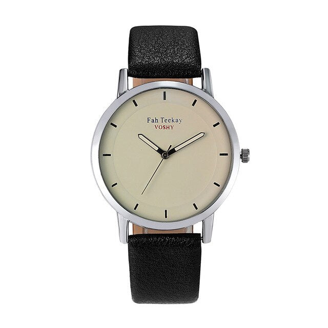 Classic Fashion Simple Atmosphere Without Digital Scale Belt Men's Watch  Men's watch Wrist Party decoration Business Watch gif