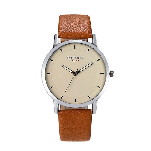 Classic Fashion Simple Atmosphere Without Digital Scale Belt Men's Watch  Men's watch Wrist Party decoration Business Watch gif