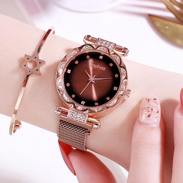 Starry Sky Waterproof Women's Watch Leather Quartz Wristwatch Ladies Wrist Watches For Casual Female Clock Top Brand Luxury 2019