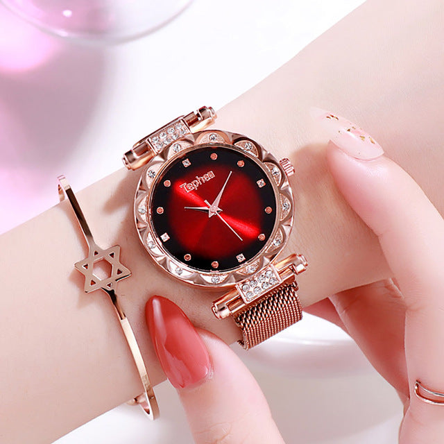 Starry Sky Waterproof Women's Watch Leather Quartz Wristwatch Ladies Wrist Watches For Casual Female Clock Top Brand Luxury 2019