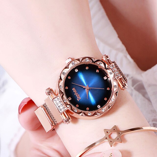 Starry Sky Waterproof Women's Watch Leather Quartz Wristwatch Ladies Wrist Watches For Casual Female Clock Top Brand Luxury 2019