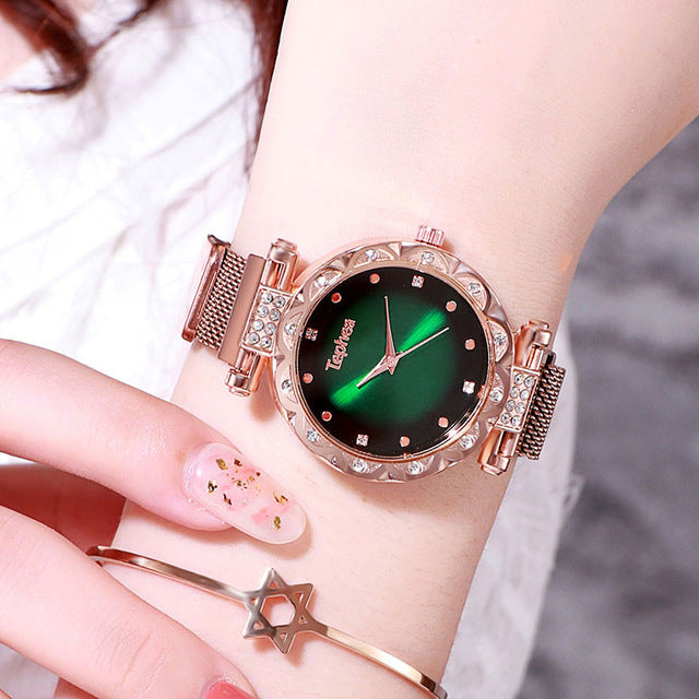Starry Sky Waterproof Women's Watch Leather Quartz Wristwatch Ladies Wrist Watches For Casual Female Clock Top Brand Luxury 2019