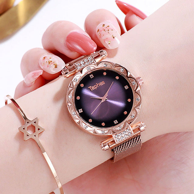 Starry Sky Waterproof Women's Watch Leather Quartz Wristwatch Ladies Wrist Watches For Casual Female Clock Top Brand Luxury 2019