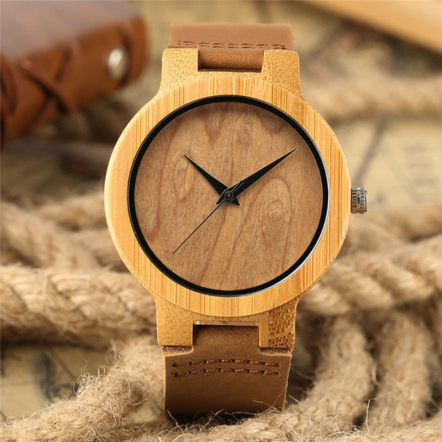 Timekeeper Original Wood Watch for Men Classic Collection Wood Watches Quartz Movement Wooden Quartz Watch Naviforce
