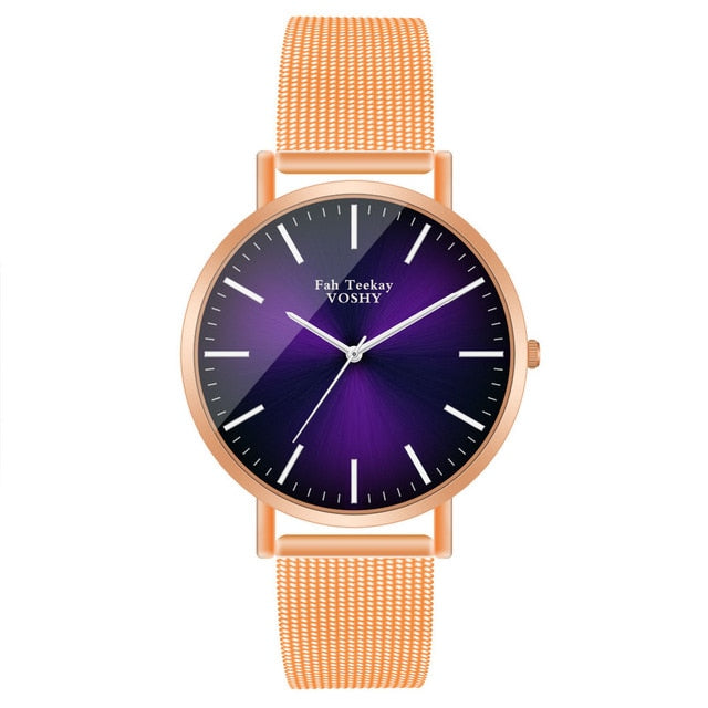 Mens Watches Fuax Mesh Quartz Analog Wrist Watch Chronograph 2019 Women Men Lover's Gift school student watches reloj mujer Saat