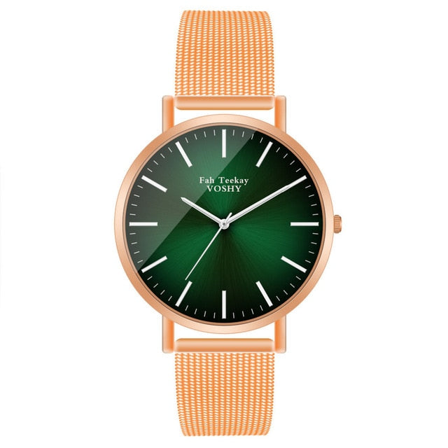 Mens Watches Fuax Mesh Quartz Analog Wrist Watch Chronograph 2019 Women Men Lover's Gift school student watches reloj mujer Saat