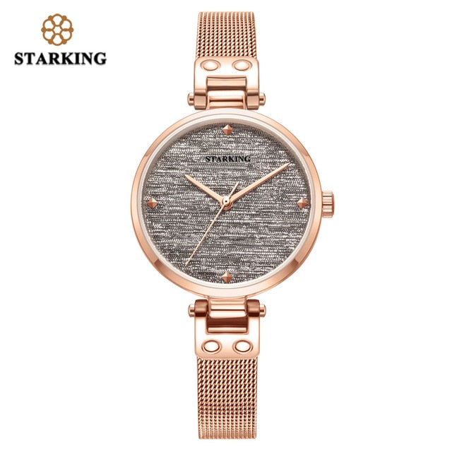 STARKING New Casual Women Romantic Starry Sky Wrist Watch Quartz Dress Watch Gift Sapphire Crystal 30mm Ultralthin Ladies Clock