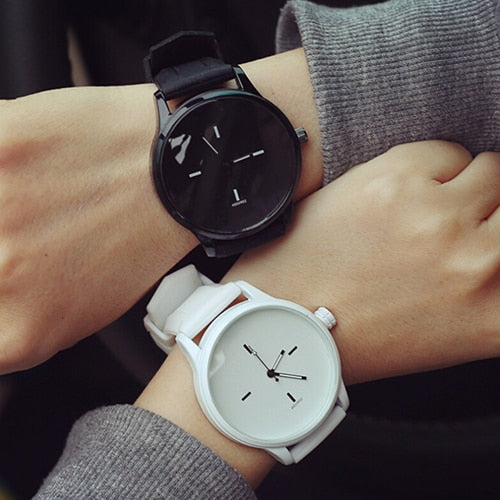 2016 New Arrival Women's Men's Soft Silicone Strap Jelly Quartz Lover's Gift Sports Wrist Watch