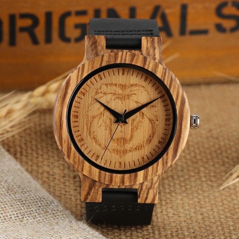 Original Wood Watch Classic Collection Wood Watches Lightweight Quartz Movement Multiple Patterns Wood Wristwatch for Men Women
