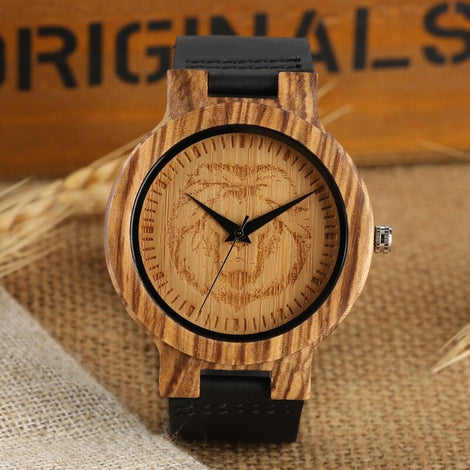 Original Wood Watch Classic Collection Wood Watches Lightweight Quartz Movement Multiple Patterns Wood Wristwatch for Men Women