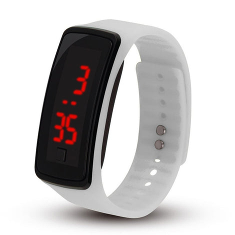 2019 Silicone Led Lover's Watches Men Women Electronic LED Digital Watch Man Ladies Morning Running Sport Watch