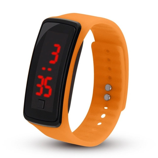 2019 Silicone Led Lover's Watches Men Women Electronic LED Digital Watch Man Ladies Morning Running Sport Watch