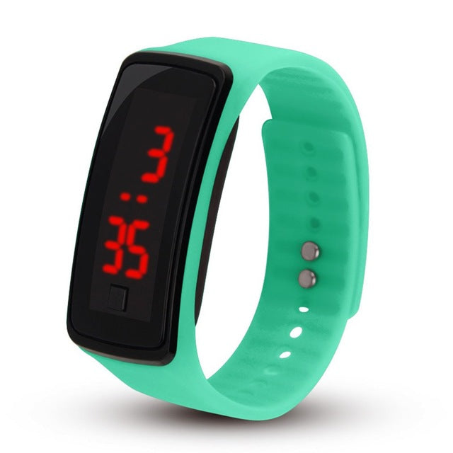 2019 Silicone Led Lover's Watches Men Women Electronic LED Digital Watch Man Ladies Morning Running Sport Watch