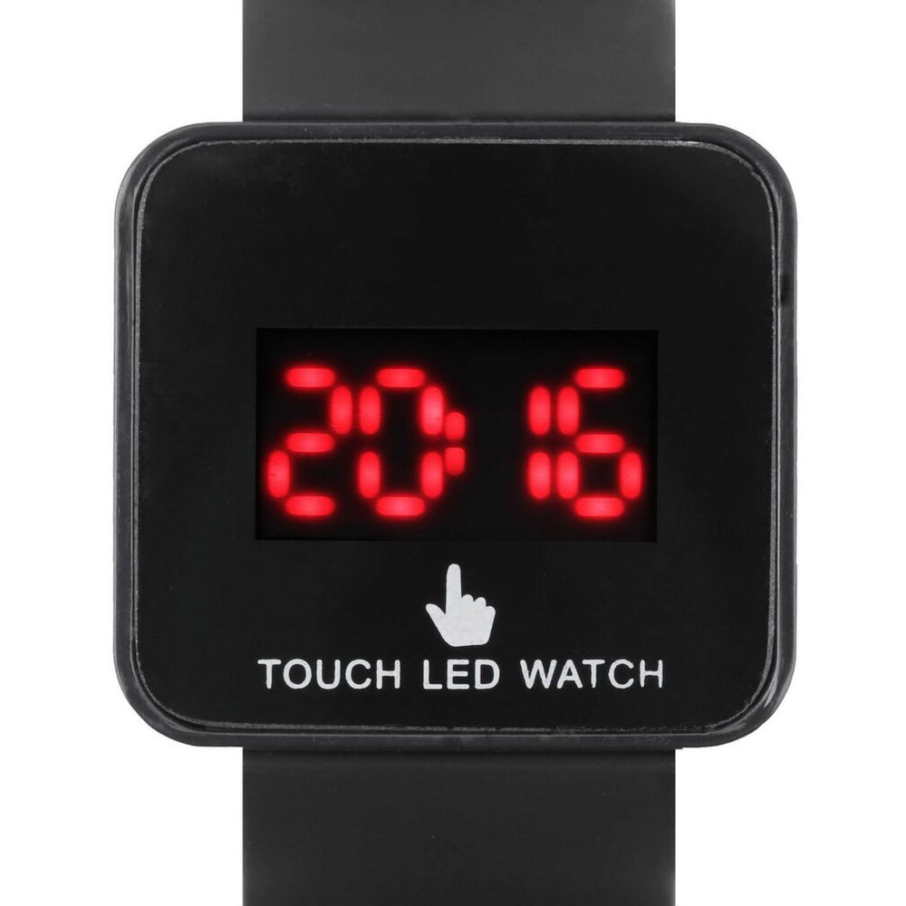 Digital LED Colorful Touch Screen Silicone Date Time Unisex Sport Stylish Wrist Watch for Lover's