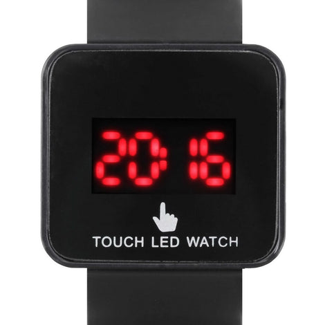 Digital LED Colorful Touch Screen Silicone Date Time Unisex Sport Stylish Wrist Watch for Lover's