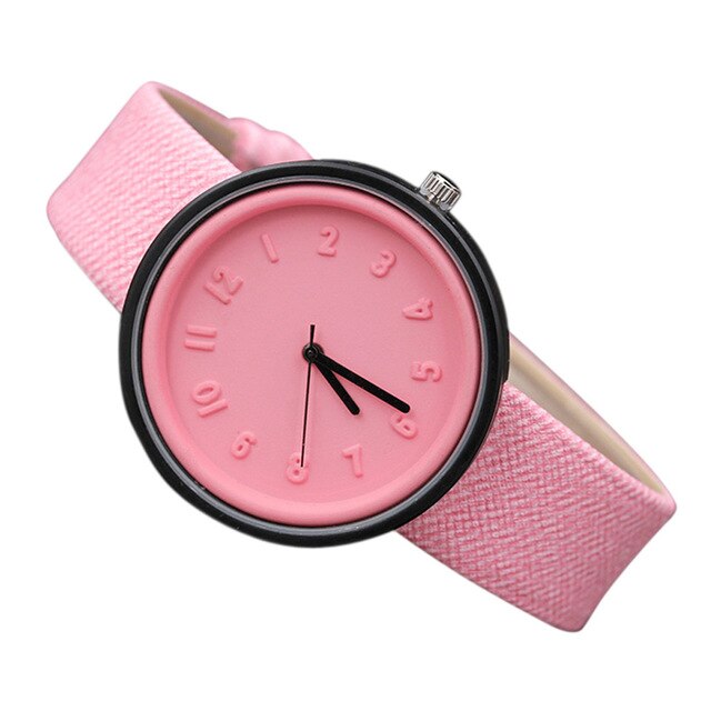 Hot Simple Women Quartz Watch Lovers' Canvas Alloy Montre Analog Wrist Watches Female Clock Fashionable Relogio Feminino 2019 #A
