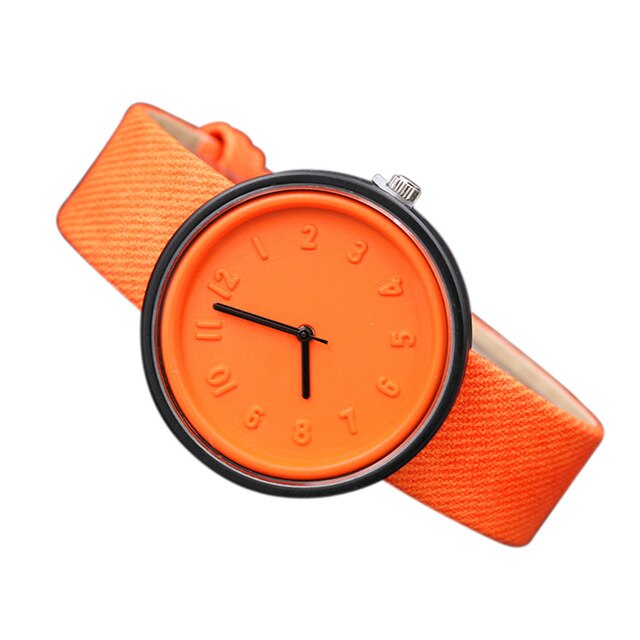 Hot Simple Women Quartz Watch Lovers' Canvas Alloy Montre Analog Wrist Watches Female Clock Fashionable Relogio Feminino 2019 #A