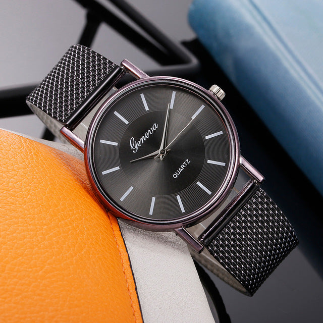Hot Selling GENEVA Women's Casual Silicone Strap Quartz Watch Top Brand Girls Bracelet Clock WristWatch Women Relogio Feminino
