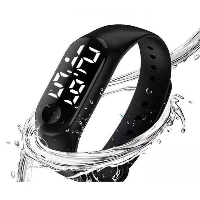 LED Electronic Sports Luminous Sensor Watches Fashion Men and Women Watches Dress Watch  fashion Waterproof Men's digital Watch