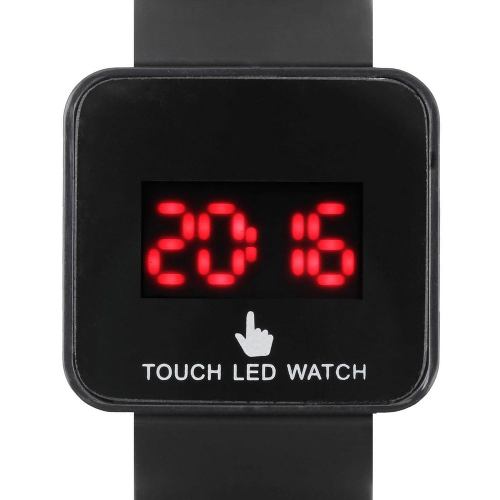 Digital LED Colorful Touch Screen Silicone Date Time Unisex Sport Stylish Wrist Watch for Lover's