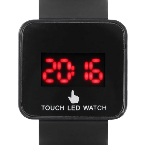 Digital LED Colorful Touch Screen Silicone Date Time Unisex Sport Stylish Wrist Watch for Lover's