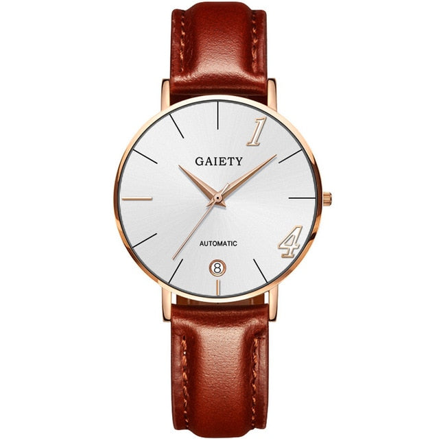 2019 Fashion Women Watches Lover's Commemorate Gift Clock  Unisex Watch Leather Strap Quartz Ladies Wristwatches montre femme