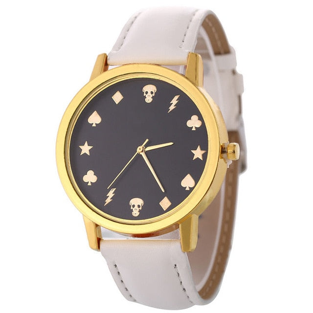 2018 Top Brand Personality Unisex Watches Men Women Leather Band Quartz WristWatch Man Watch Lover's hour relogio masculino saat