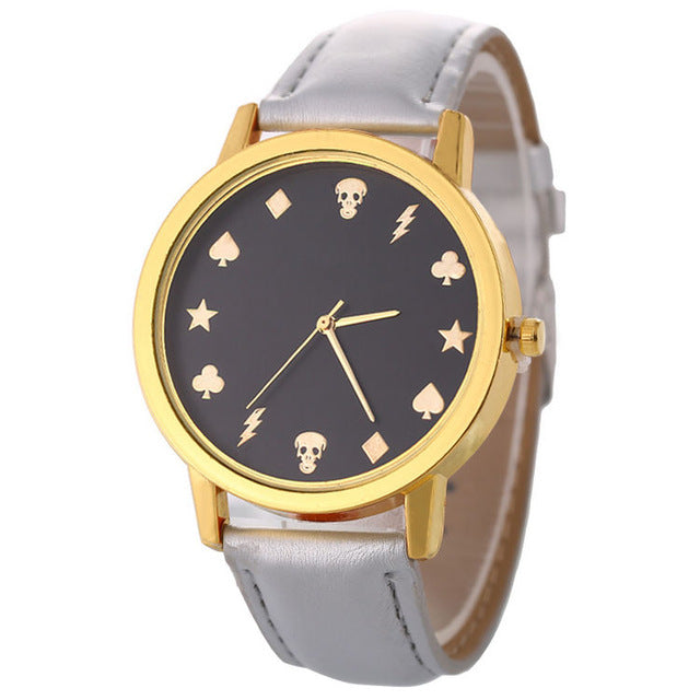 2018 Top Brand Personality Unisex Watches Men Women Leather Band Quartz WristWatch Man Watch Lover's hour relogio masculino saat