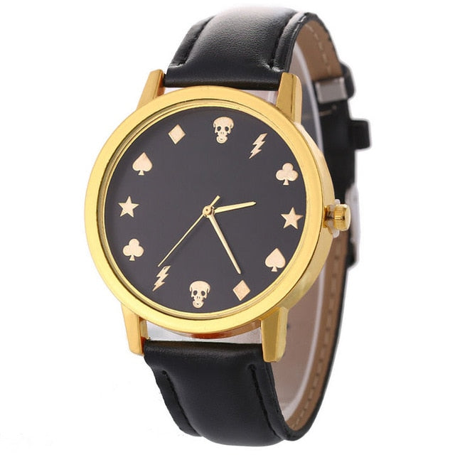 2018 Top Brand Personality Unisex Watches Men Women Leather Band Quartz WristWatch Man Watch Lover's hour relogio masculino saat