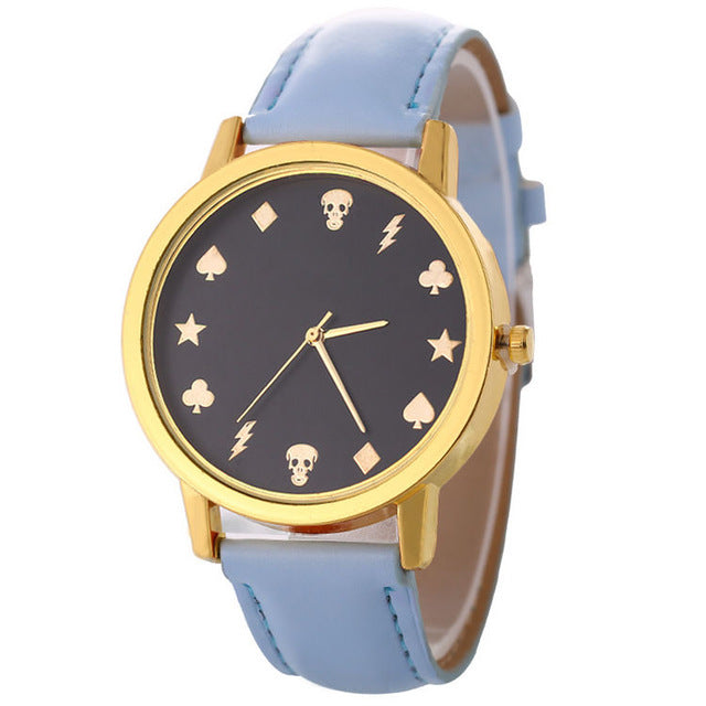 2018 Top Brand Personality Unisex Watches Men Women Leather Band Quartz WristWatch Man Watch Lover's hour relogio masculino saat