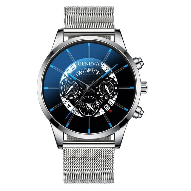 Luxury Ultra Thin Waterproof Men Calendar Watch Stainless Steel Anti-blue light Watches Men's Watches Quartz Reloj Hombre reloj