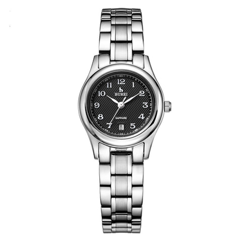 BUREI 3008 Switzerland watches men luxury genuine master collection classic calendar stainless steel lover Dress Wrist Watches