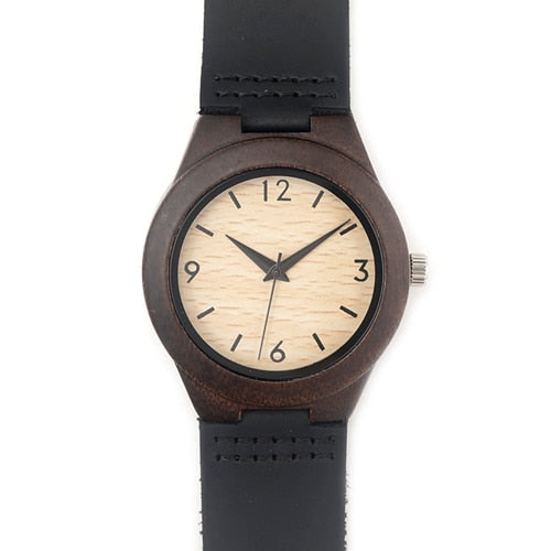 BOBO BIRD WE28 Luxury Womens Ebony Wooden Watches Wrist Watch Dress Style Female Casual Ladies Relojes De Marca Relogio Gift