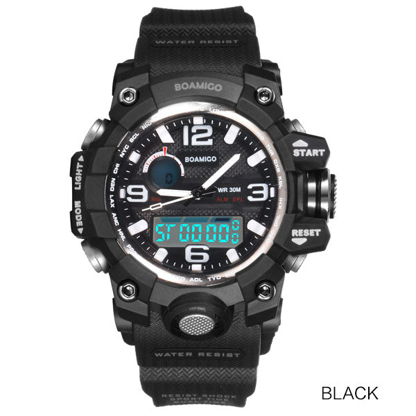 BOAMIGO Brand Watches Women Sports Watches Fashion Ladies Quartz Wrist Watches White Swim Digital shock Clock Relogio Feminino