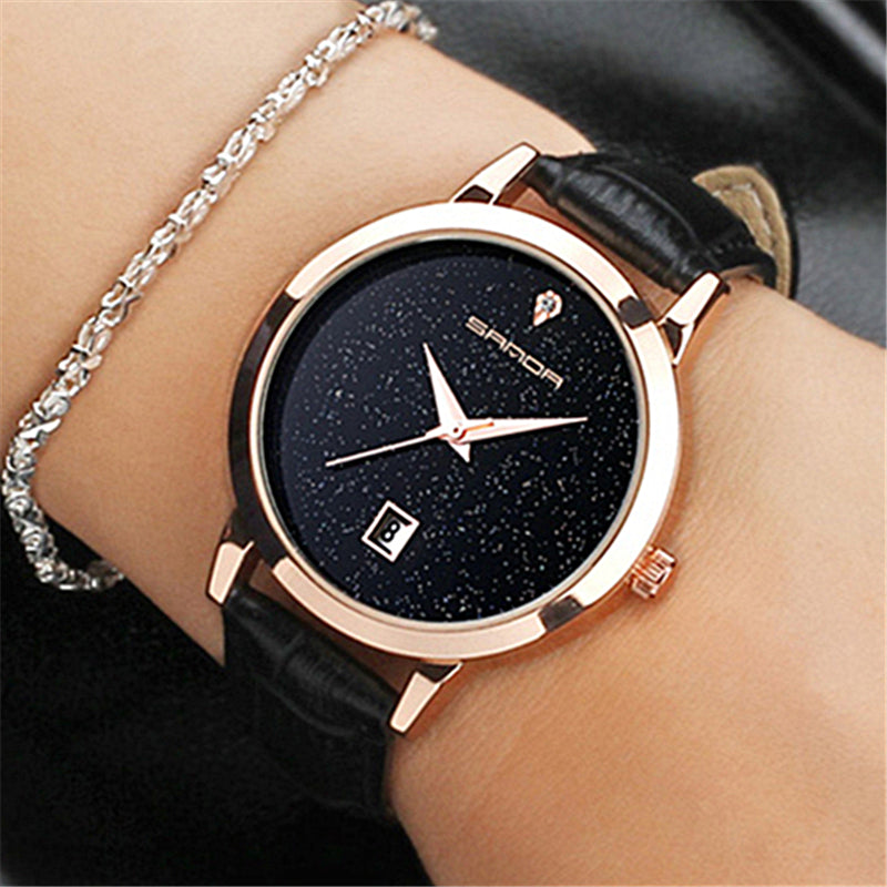 SANDA 2018 Fashion Watches Women Watches Ladies Luxury Brand Quartz Watch Women Clock Relogio Feminino Montre Femme