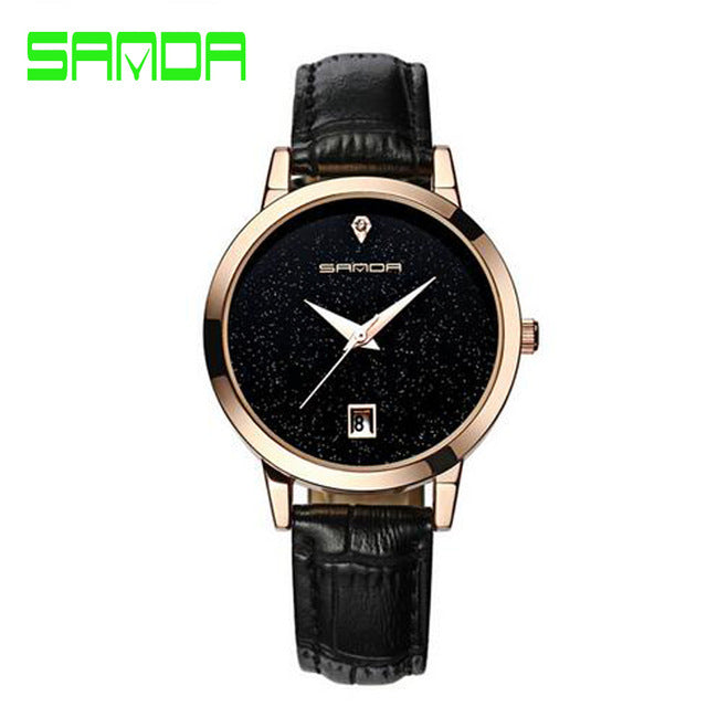 SANDA 2018 Fashion Watches Women Watches Ladies Luxury Brand Quartz Watch Women Clock Relogio Feminino Montre Femme
