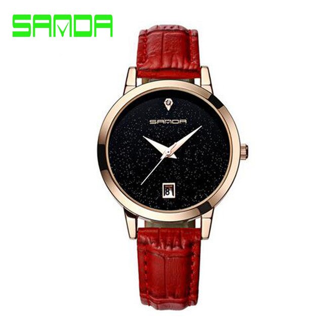 SANDA 2018 Fashion Watches Women Watches Ladies Luxury Brand Quartz Watch Women Clock Relogio Feminino Montre Femme