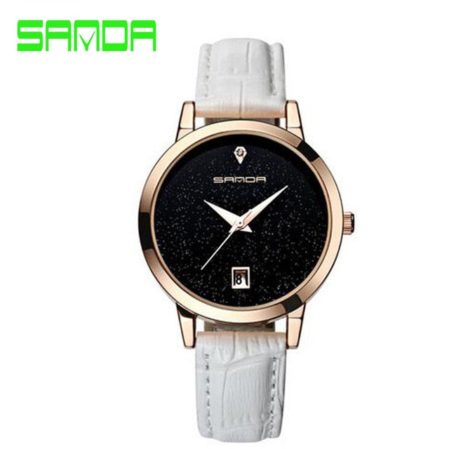 SANDA 2018 Fashion Watches Women Watches Ladies Luxury Brand Quartz Watch Women Clock Relogio Feminino Montre Femme