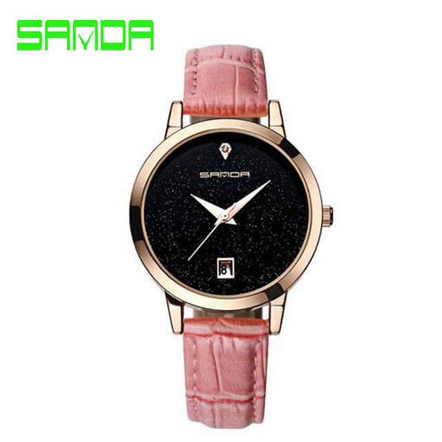 SANDA 2018 Fashion Watches Women Watches Ladies Luxury Brand Quartz Watch Women Clock Relogio Feminino Montre Femme