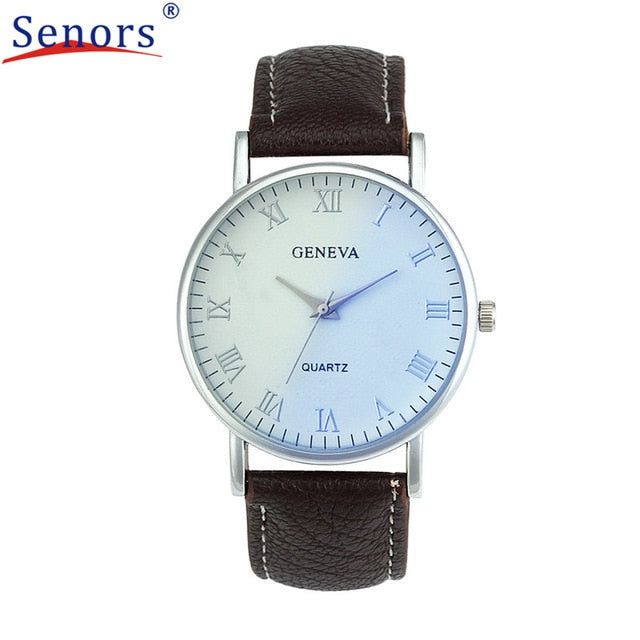 2017 Geneva Men Women Blue Ray Glass Quartz Wrist Watch Watches relogio masculino feminino Lover's Watch Feb16 Drop shipping