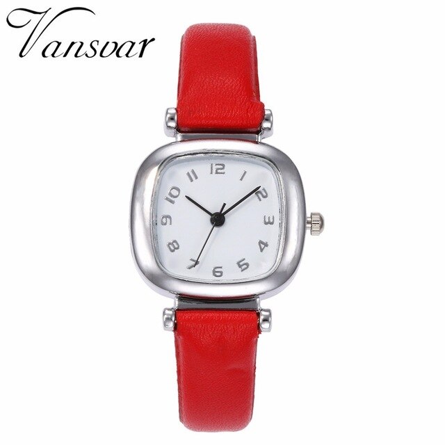 Best Selling Women Fashion Leather Square Watch Ladies Minimalist Stylish Small Fresh Quartz Female Clock Relogio Feminino