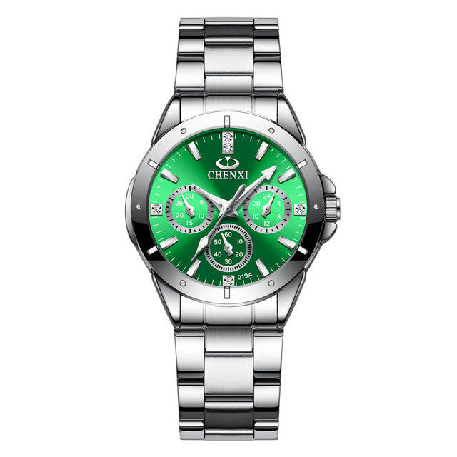 CHENXI Women's Fashion Steel Watches Womens Simple style Females Quartz-watch Ladies Luxurious Brands Wristwatch Relojes Mujer