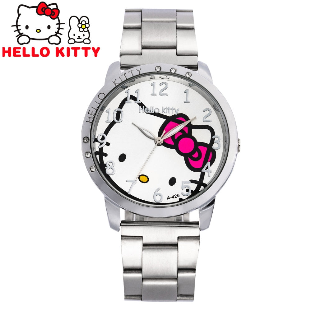 Cartoon Watches Women Quartz Watch Stainless Steel Rhinestone Watches Ladies Clock Reloj Mujer Hodinky Ceasuri