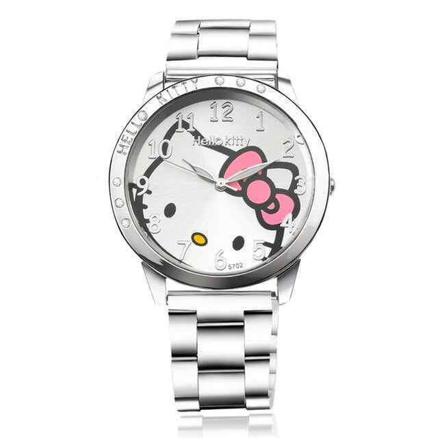 Cartoon Watches Women Quartz Watch Stainless Steel Rhinestone Watches Ladies Clock Reloj Mujer Hodinky Ceasuri